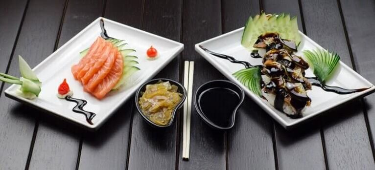 Ястия в менюто на японската диета за отслабване